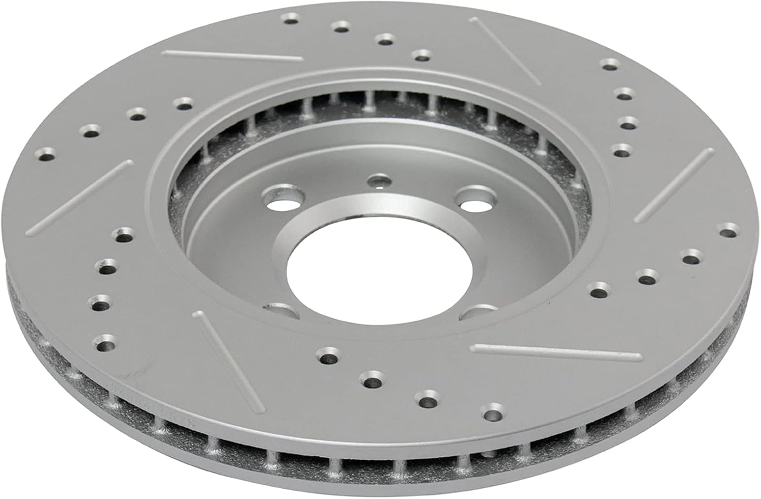 TRQ Performance Front and Rear Brake Rotor Set G Coated Drilled Slotted Compatible with 1984-1987 BMW 325e 1986-1988 325 1986-1987 325es 1987-1993 325i 1987-1991 325is 1991-1992 318i 1991 318is