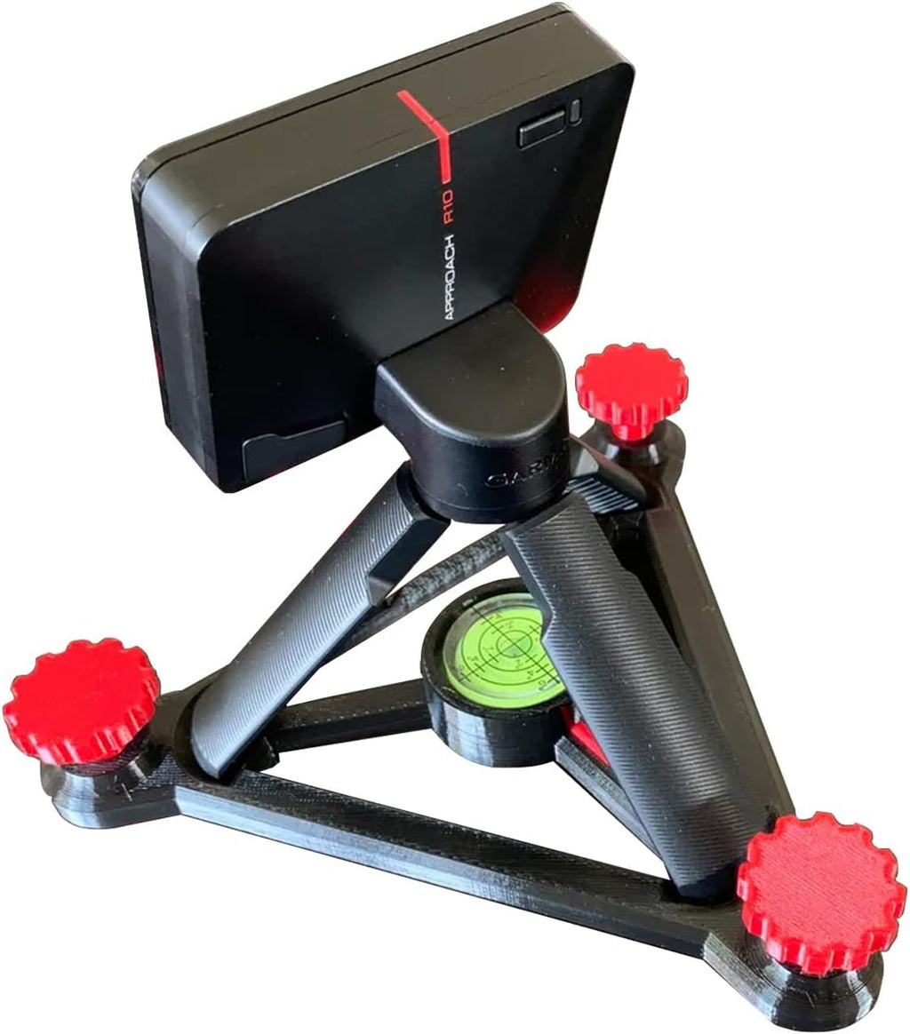 PlayBetter Garmin Approach R10 Portable Golf Launch Monitor & Simulator Bundle - Great for Home, Outdoor & Indoor, Projector Compatible, Software Accuracy Upgraded - Includes Alignment Stand