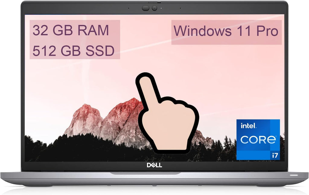 Dell Latitude 5420 14' FHD Laptop, Touchscreen Notebook, Core i7-1185G7, 32 GB RAM, 512 GB SSD, CAM, Windows 11 Pro (Renewed)