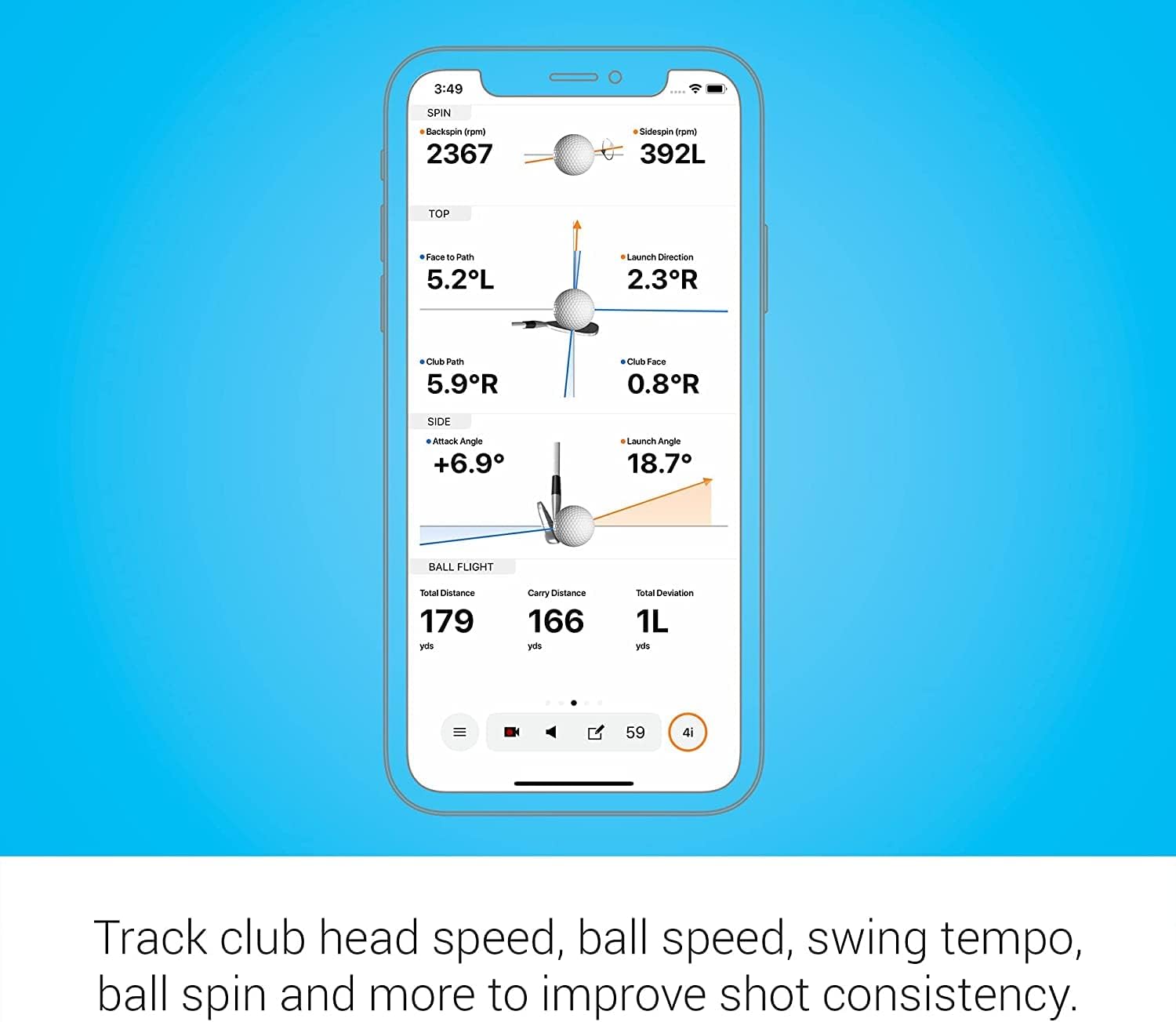 Garmin Approach R10, Portable Golf Launch Monitor, Take Your Game Home, Indoors or to The Driving Range, Up to 10 Hours Battery Life with 6Ave Travel & Cleaning Kit