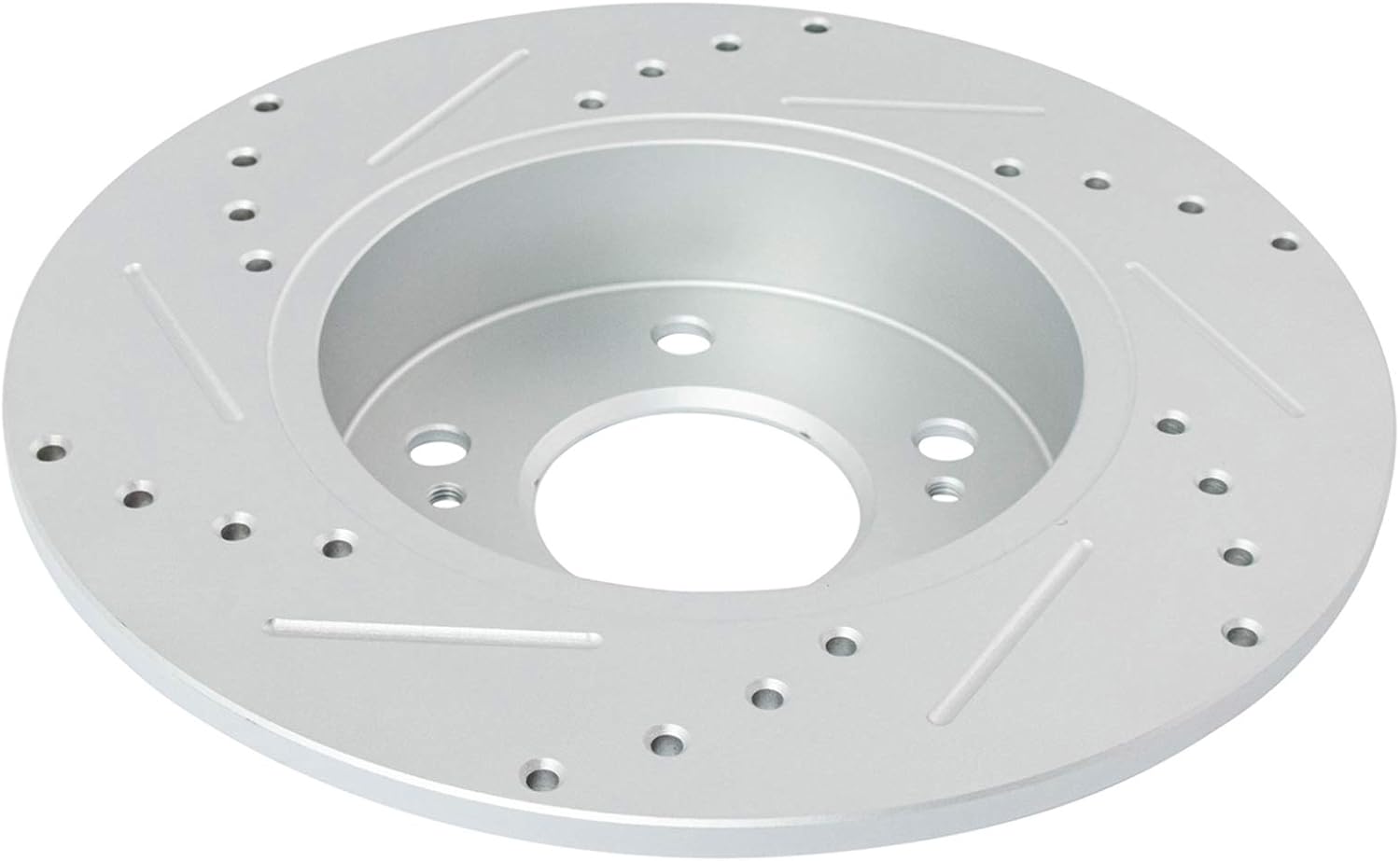 TRQ Performance Front and Rear Brake Rotor Set G Coated Drilled and Slotted Compatible with 2002-2004 Infiniti I35 2002-2003 Nissan Maxima
