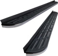 TAC Cobra Running Boards Compatible With 2018-2023 Traverse|2018-2024 Enclave SUV Side Steps Nerf Bars Step Rails Aluminum Black Off-Road City Exterior Accessories 2 pieces one pair