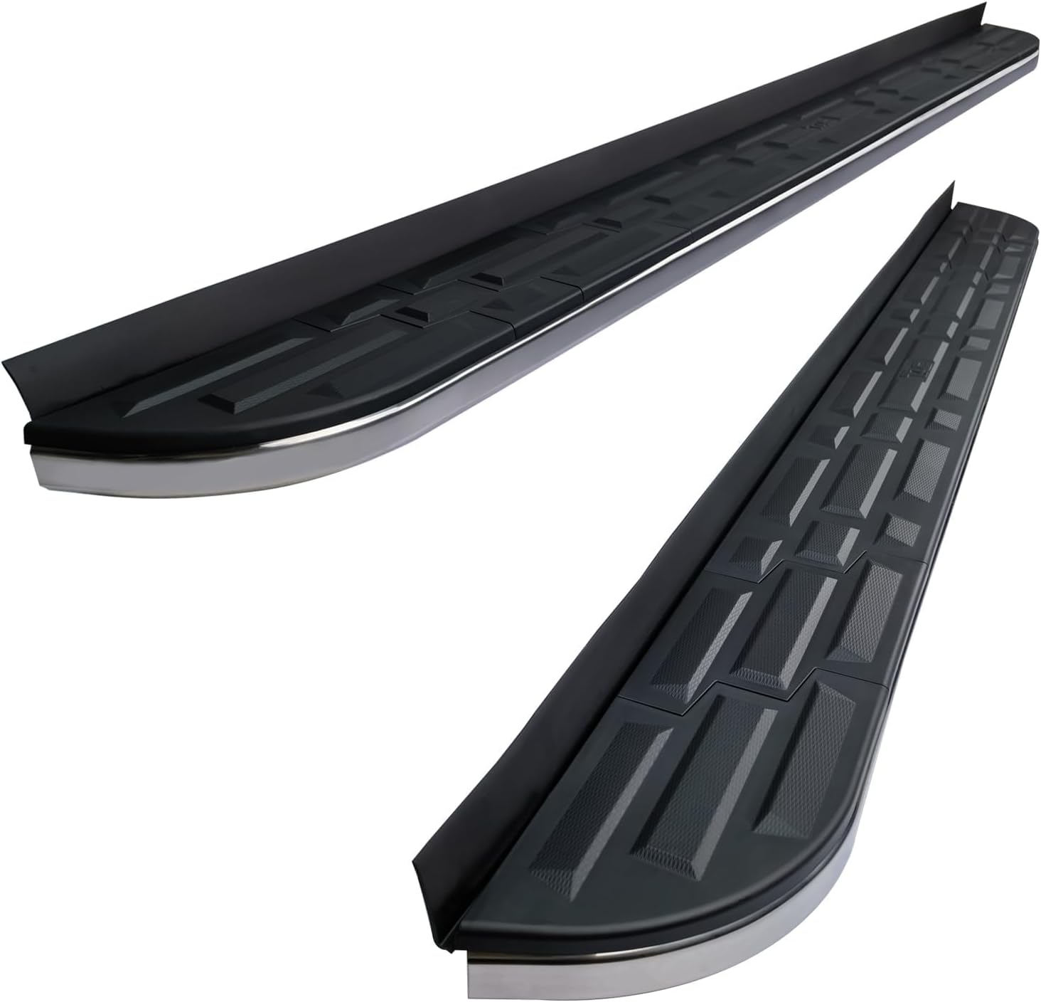 TAC Cobra Running Boards Compatible With 2018-2023 Traverse|2018-2024 Enclave SUV Side Steps Nerf Bars Step Rails Aluminum Black Off-Road City Exterior Accessories 2 pieces one pair
