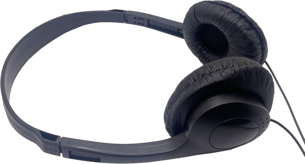 Soundnetic SN270USB Bulk School Headphones – USB Classroom Headphones with Vinyl Earcups, Durable Low‑Cost Wired Headphones for Testing, Learning, Computers, Laptops, Labs (25 Pack)