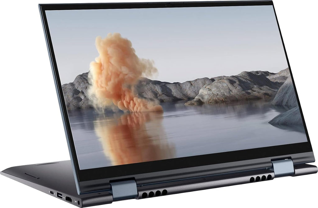 DELL 2022 Inspiron 7415 2-in-1 Touchscreen Laptop, 14' Full HD, AMD Ryzen 5 5500U (6-core), 8GB RAM, 512GB PCIe SSD, HDMI, WiFi-6, Webcam, FP Reader, Backlit KB, Windows 11 Home, Blue