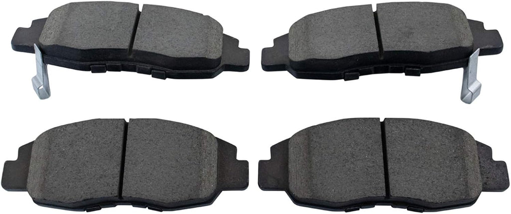 Front and Rear Brake Pad & Rotor Kit, with Chemical Kit Ceramic Premium G-Coated Compatible with 2006-2011 Honda Civic
