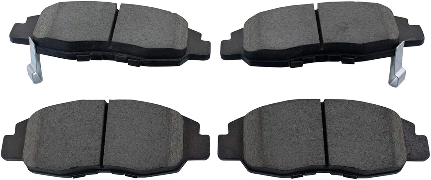 TRQ Front and Rear Brake Pad & Rotor Kit, with Chemical Kit Ceramic Premium G-Coated Compatible with 2006-2011 Honda Civic