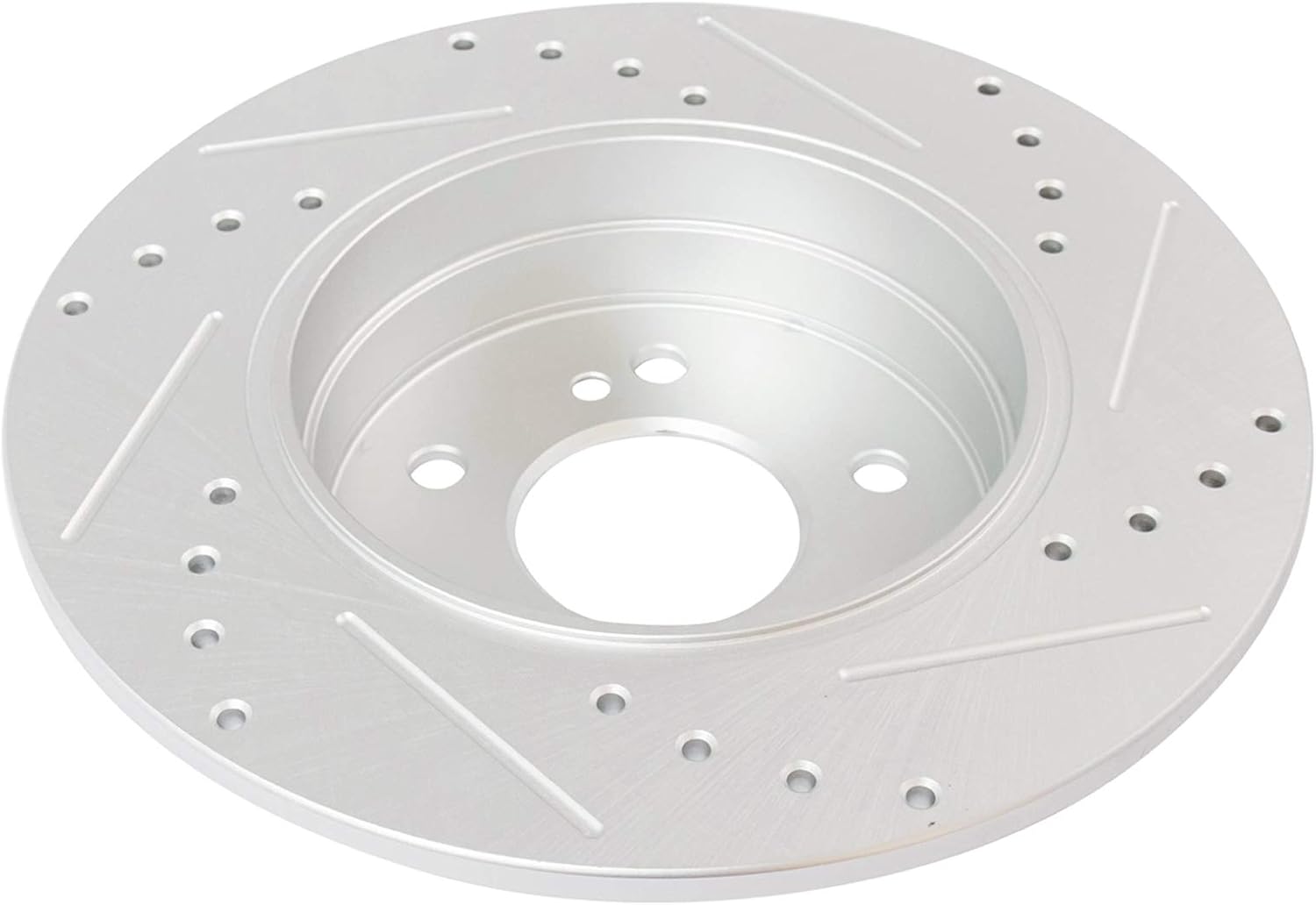 TRQ Performance Front & Rear Brake Rotors Set 4 Piece G-Coated Slotted X Drilled for 03-05 C240 06-07 C280 01-05 C320 C350 98-05 CLK320 06-09 CLK350 99-03 CLK430 98 E300 96-02 E320 98-02 E430