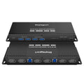 Displayport Kvm Switch 2 Monitors 2 Computers 4K 240Hz Hotkey Switching Dual Monitor kvm switches dp 2.1 1440p 144hz 165hz 240hz FreeSync G-SYNC Compatible with mac m1 pro