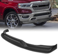 Stay-Tuned, Unpainted Black ABS Plastic Front Bumper Lip Spoiler Body Kit, Fit for 2019-2024 Dodge Ram 1500, Auto Exterior Accessory, 3PC (Without Light)