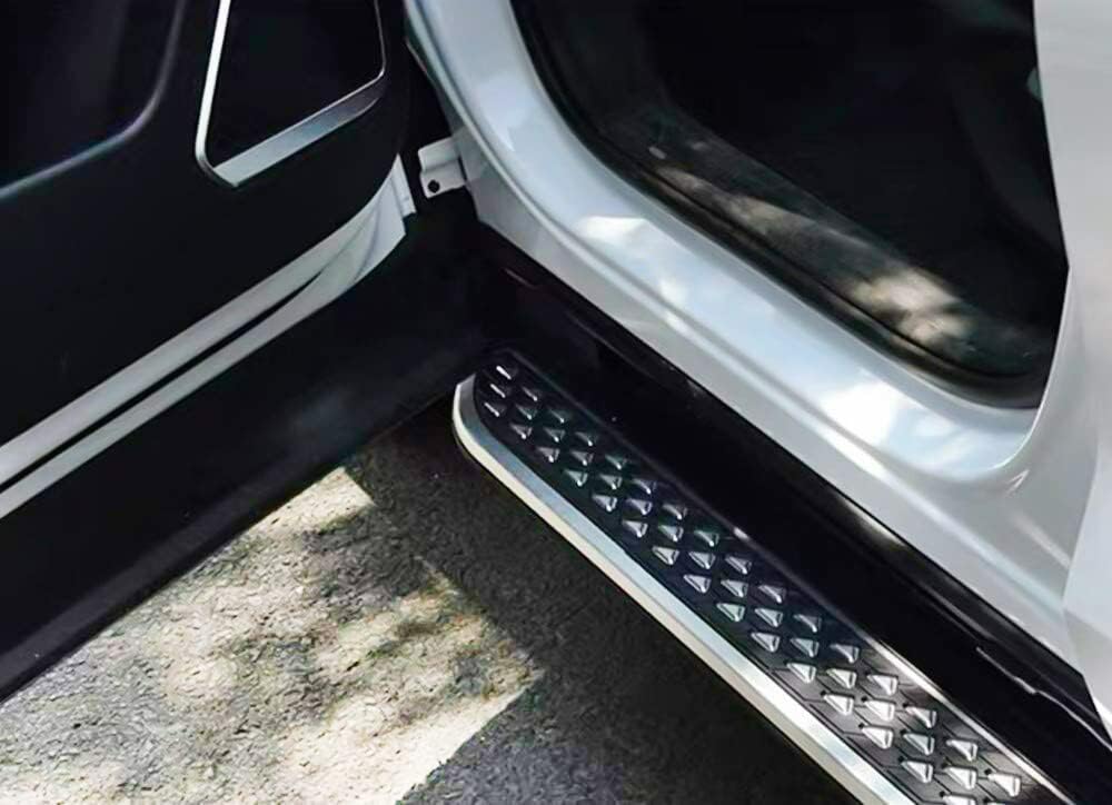 2pcs for Genesis GV80 JX1 2021-2026 Running Board Side Step NerfBar Aluminium Pedal Automotive Exterior Accessories (with Brackets)