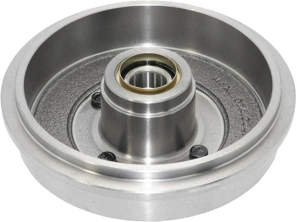Detroit Axle - Brake Rotors Drums for Ford 2005 2006 2007 Focus, Front Disc Brake Rotors Rear Brake Drums w/Bearings Replacement Brakes