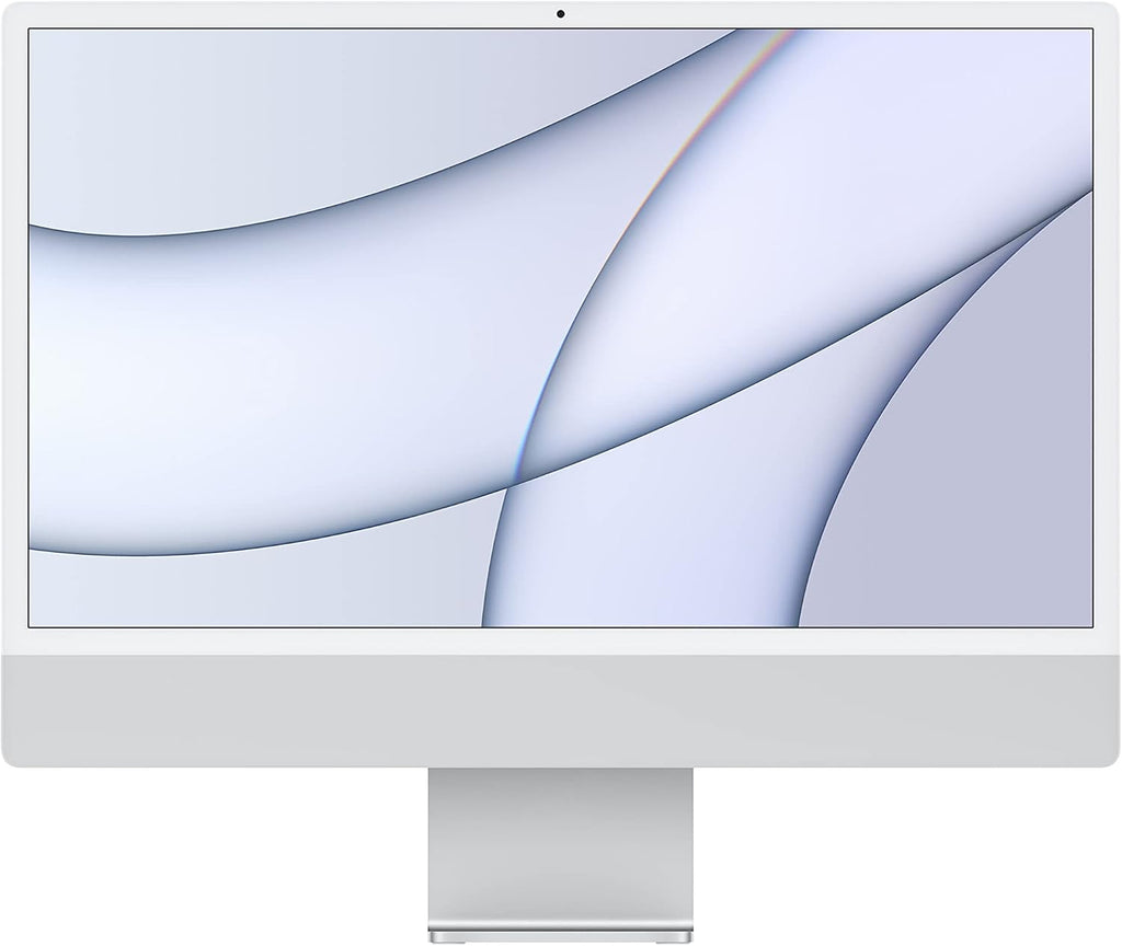 2021 Apple iMac with Apple M1 Chip with 8-core CPU (24-inch, 16GB RAM, 1TB SSD Storage) (QWERTY English) Silver (Renewed)