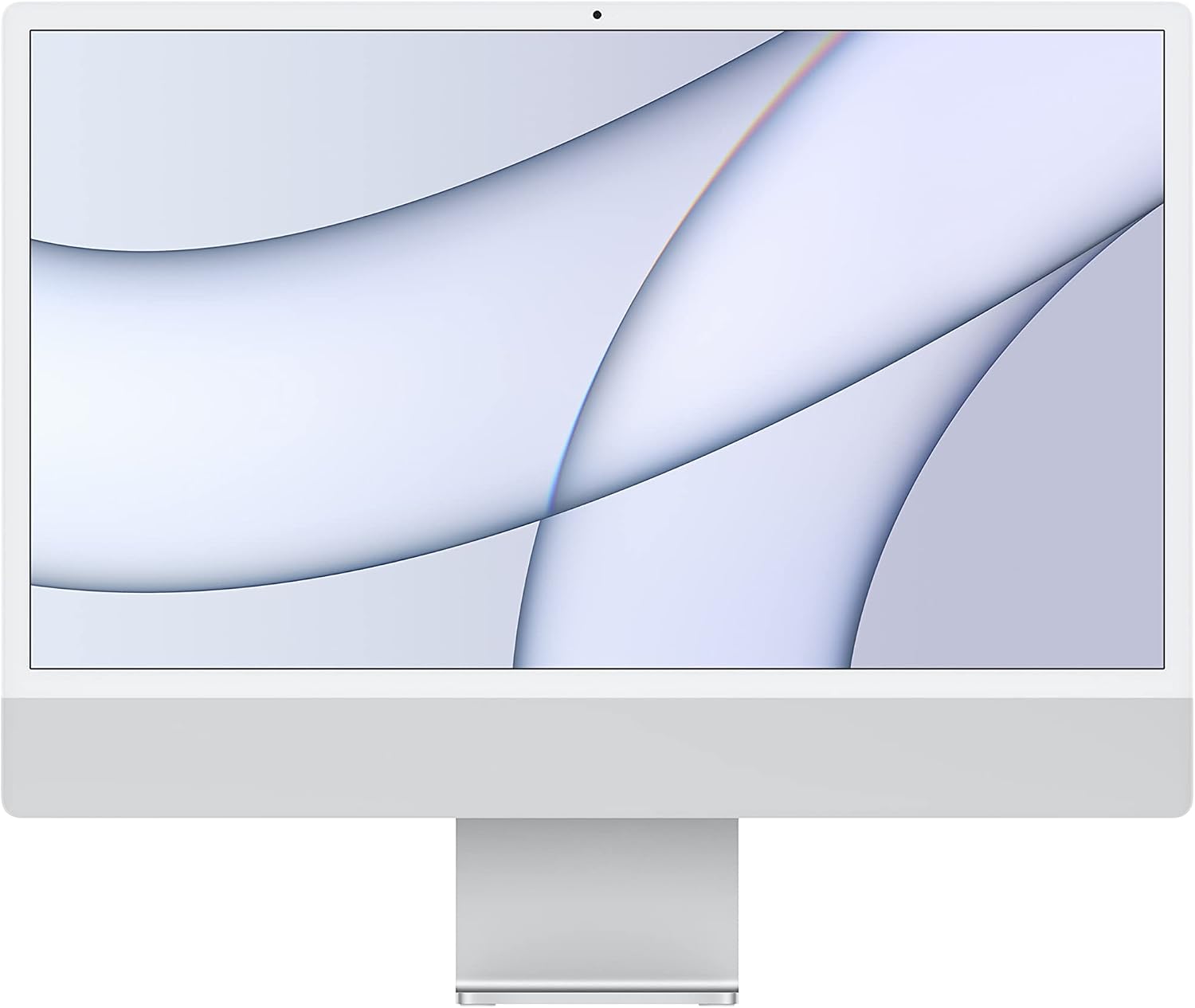 2021 Apple iMac with Apple M1 Chip with 8-core CPU (24-inch, 16GB RAM, 1TB SSD Storage) (QWERTY English) Silver (Renewed)