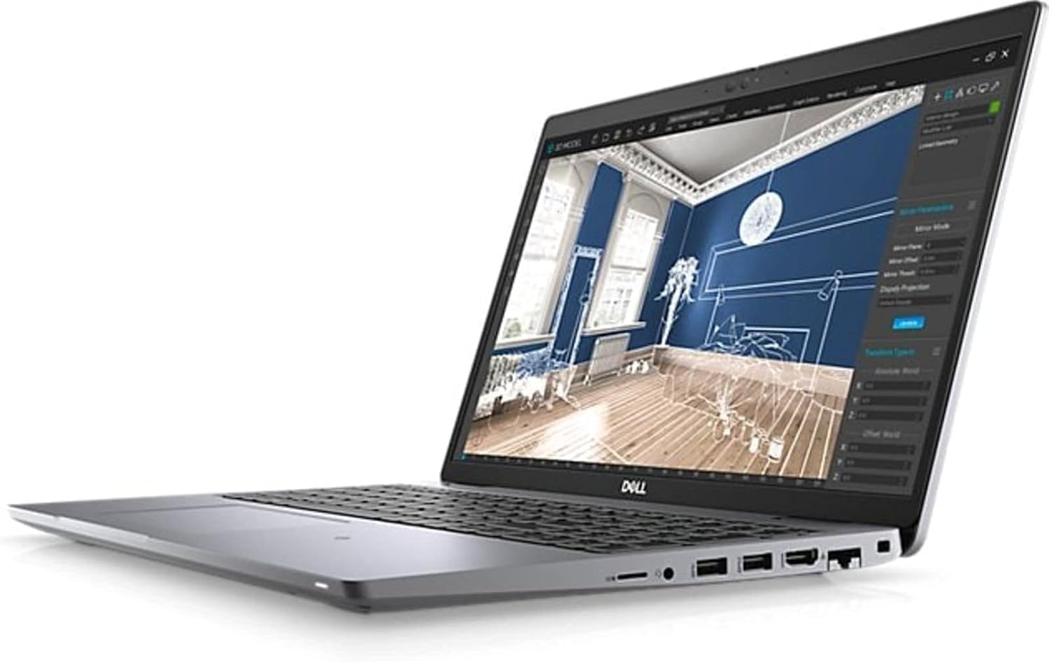 Dell Precision 3560 Laptop, 15-inch HD Screen, Business/School, i7 1165G7, 16GB DDR4 RAM, 500GB SSD, Wi-Fi, Bluetooth, Windows 11 Pro (Renewed)
