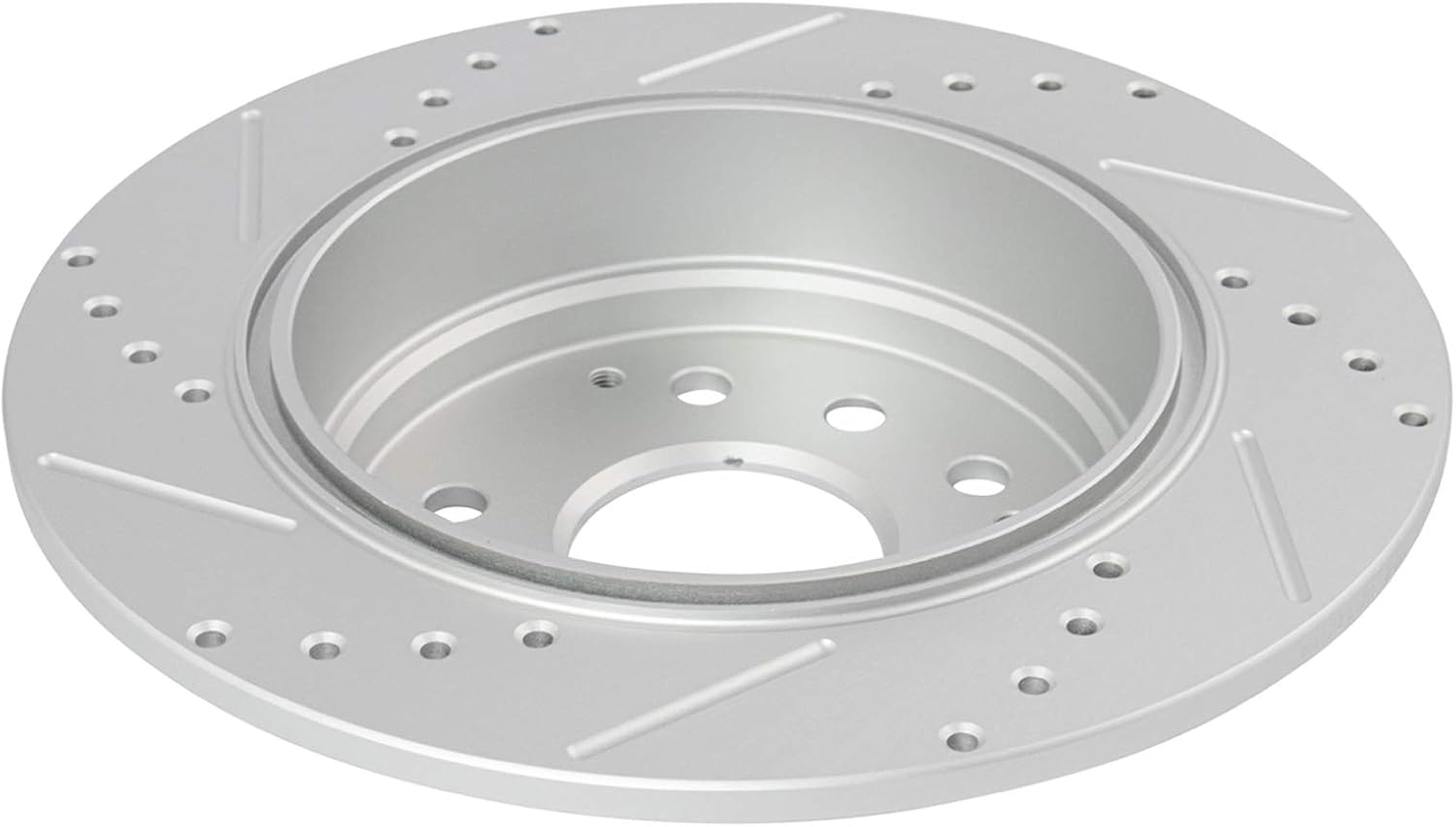 TRQ Performance Front and Rear Brake Rotor Set G Coated Drilled and Slotted Vented Solid Compatible with 2003-2011 Honda Element