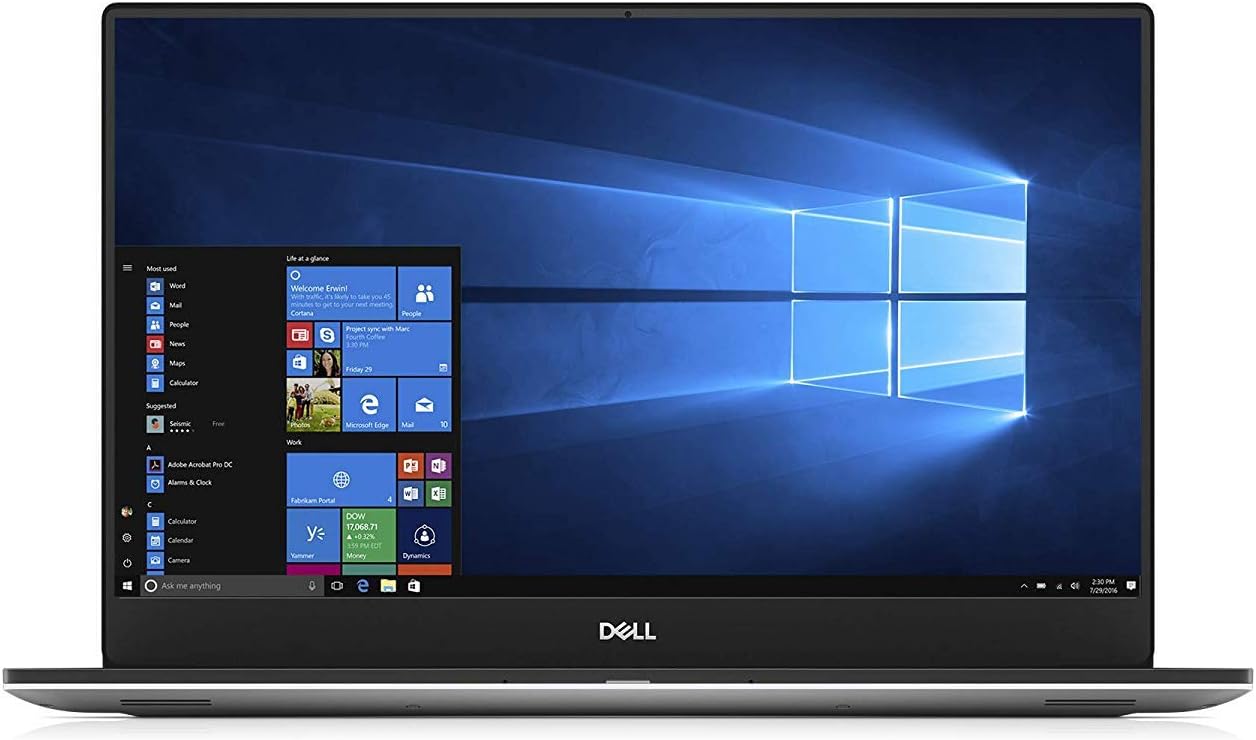 Dell XPS 15 7590, 15.6' 4K UHD Touch, 9th Gen Intel Core i7-6 Core 9750H, NVIDIA GeForce GTX 1650 4GB GDDR5, 32GB DDR4 RAM, 1TB SSD (Renewed)