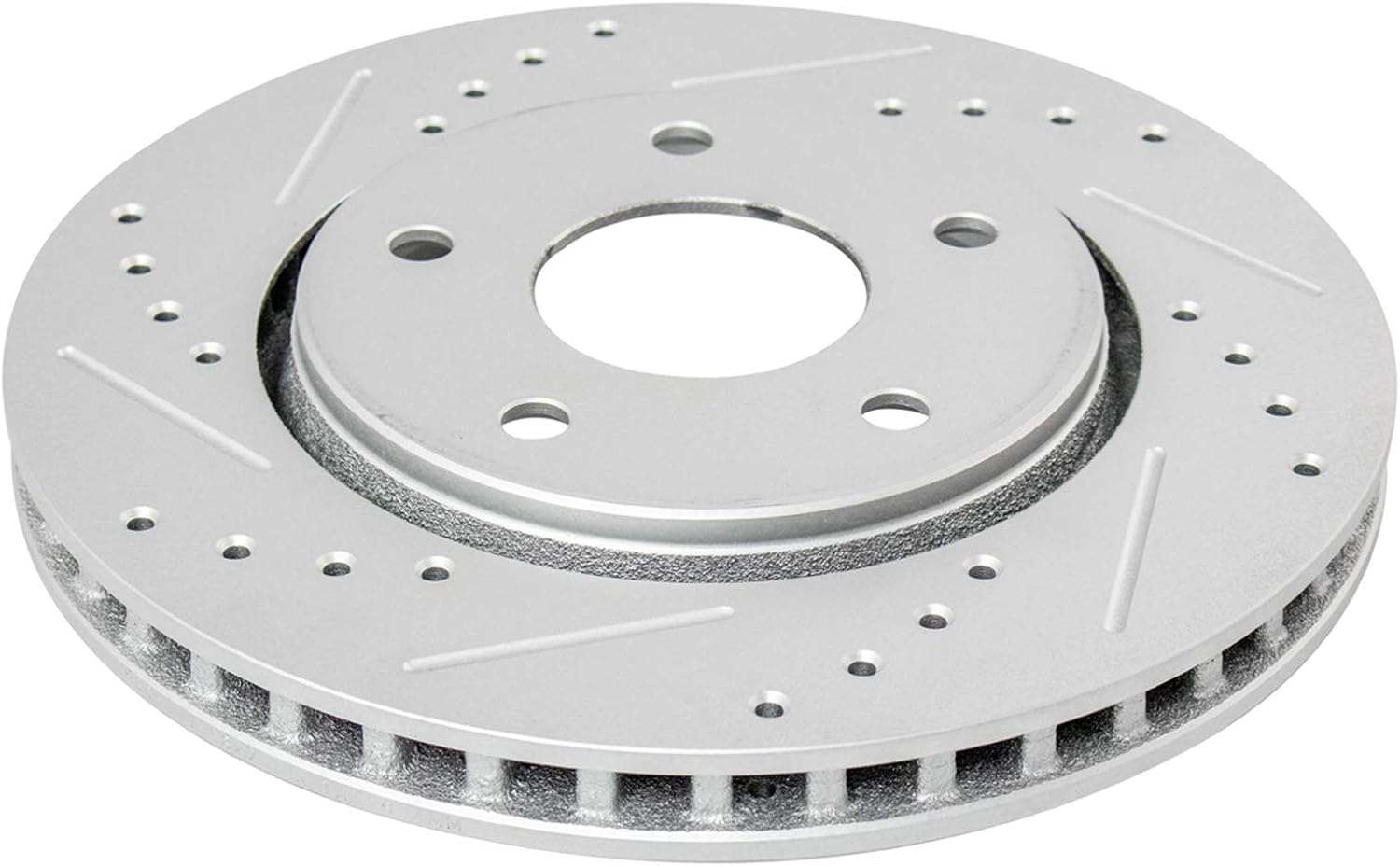 TRQ Front & Rear Brake Performance Rotor Kit Set of 4 Compatible with Chrysler Dodge Ram VW