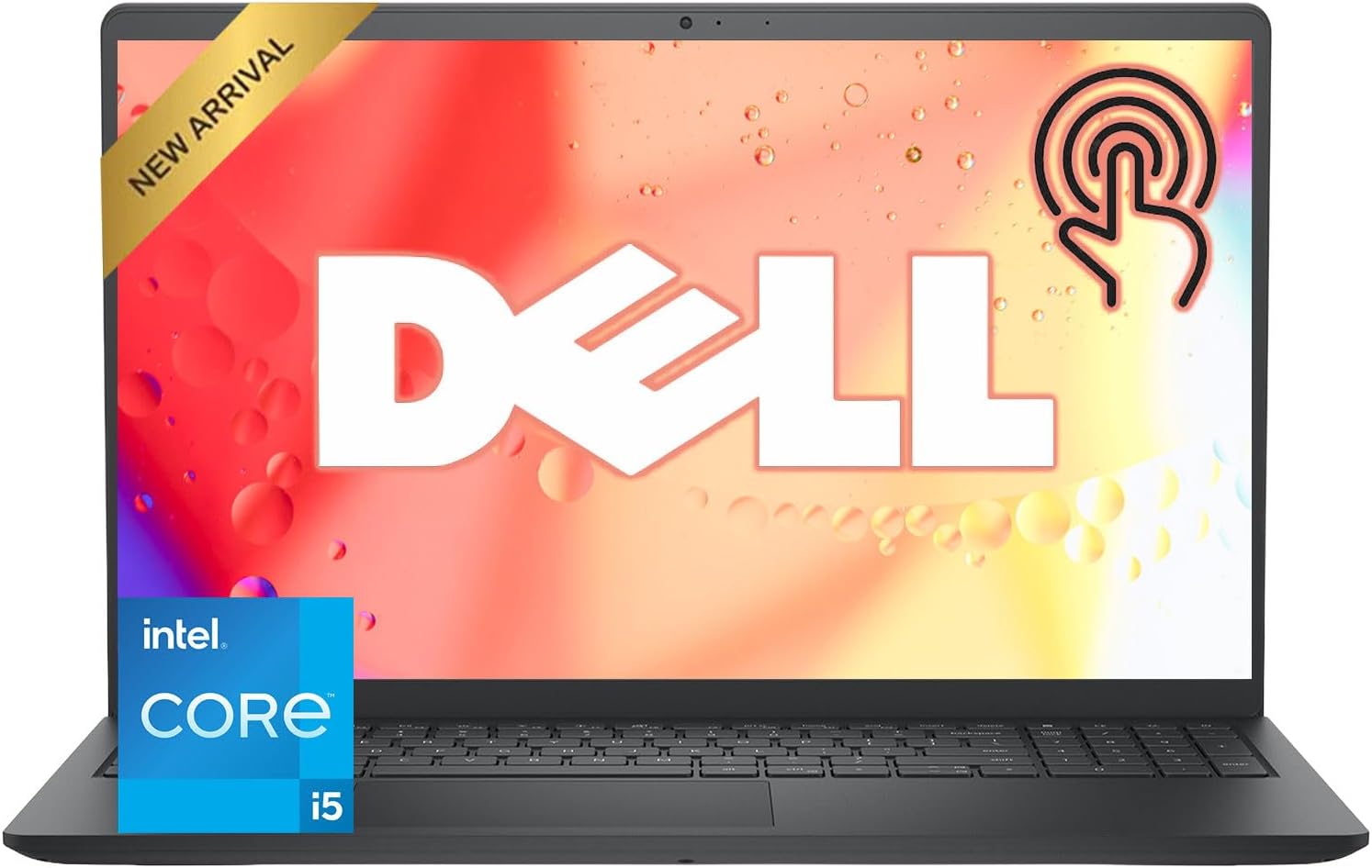 Dell 15.6' FHD Touchscreen Laptop | 13th Gen Intel Core i5-1334U | 8GB RAM | 256GB PCIe SSD | Wi-Fi 6 | 1080p Webcam | Copilot AI | HDMI | Business & Study Ready | Windows 11