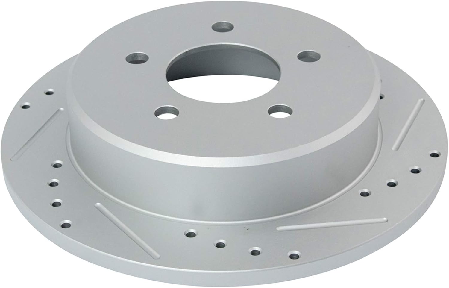 TRQ Performance Front and Rear Brake Rotor Set G Coated Drilled and Slotted Compatible with 1995-2001 Ford Explorer 1997-2001 Mercury Mountaineer