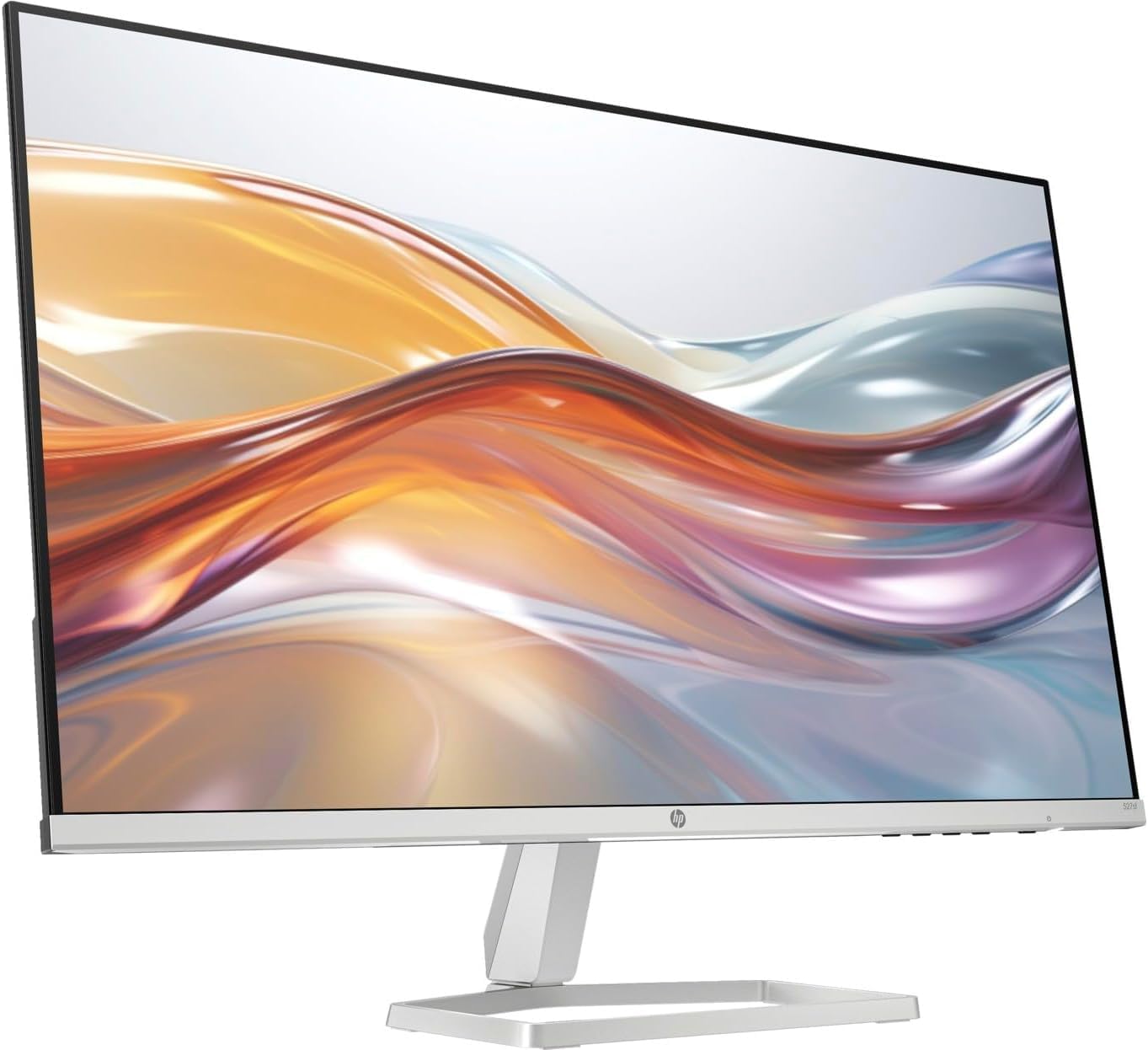 HP Series 5 527sf 27' FHD IPS Monitor with 300 nits Brightness, 5ms Response Time, Flicker Free, Anti-Glare, VGA, HDMI, & Dockztorm USB Port Expander, Black/Silver Color (94F44AA#ABA) 2 Pack
