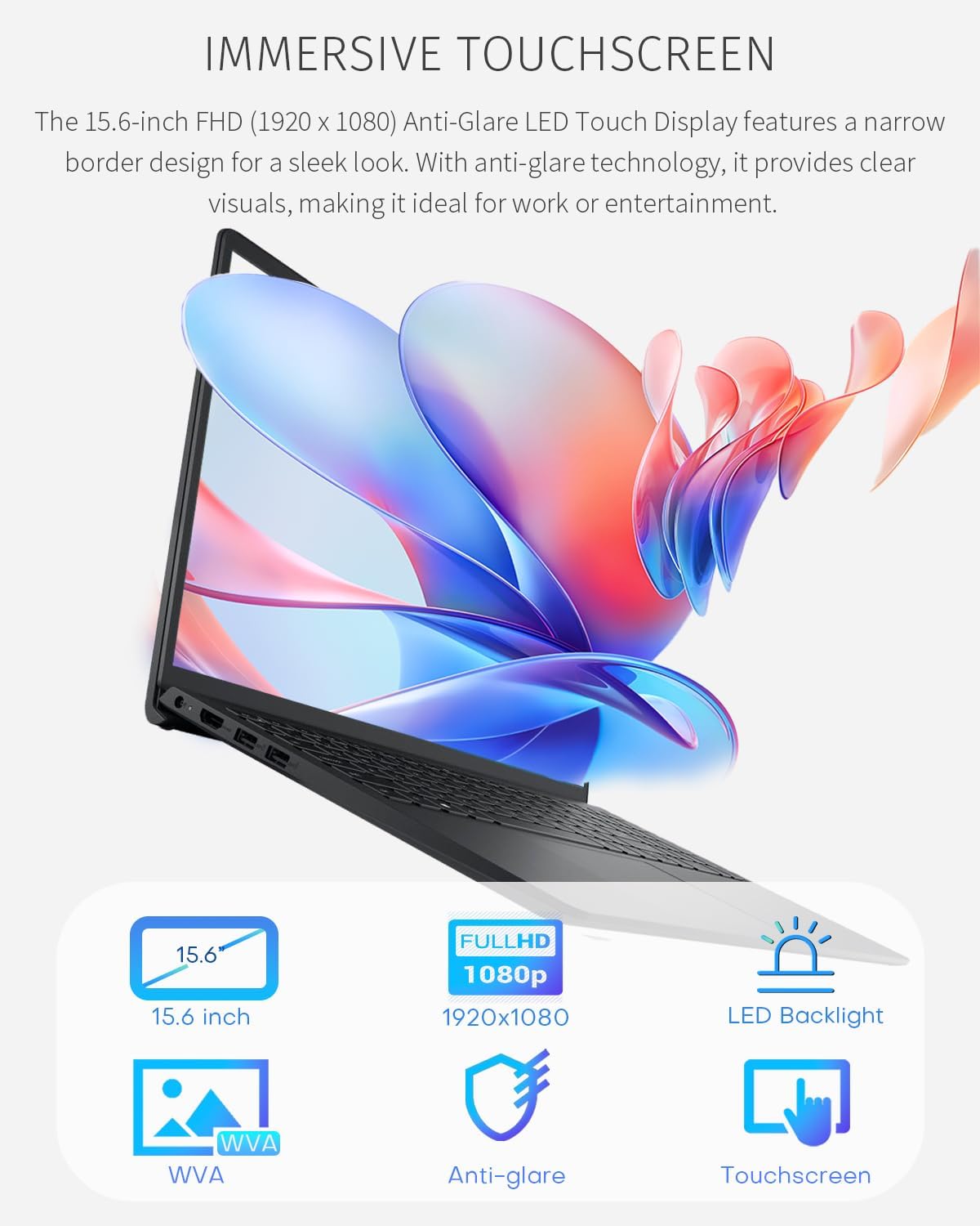 Dell Inspiron 3530 15.6' FHD Touchscreen Laptop Computer, 13th Gen Intel Core i7-1355U 10-Core, 32GB RAM, 1TB SSD, Numeric Keypad, Wi-Fi 6, Webcam, Windows 11 Pro, Carbon Black