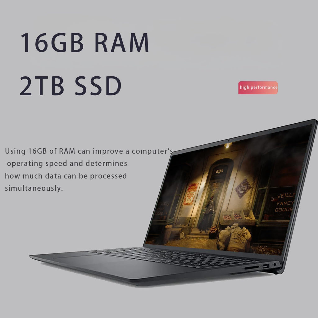 Dell Inspiron 15 3530 Touchscreen Laptop | Intel 10-Core i5-1334U (Beat i7-1250U) | 15.6' FHD Anti-Glare | 16GB RAM | 2TB PCIe SSD | WiFi-6 | Windows 11 | Ethernet RJ-45 | Long Battery Life