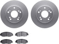 Dynamic Friction Company Front Brakes and Rotors| Automotive Replacement Brake Kits| Front 5000 Advanced Brake Pads and Rotors Kit| Fits 2006-2011 Honda Civic