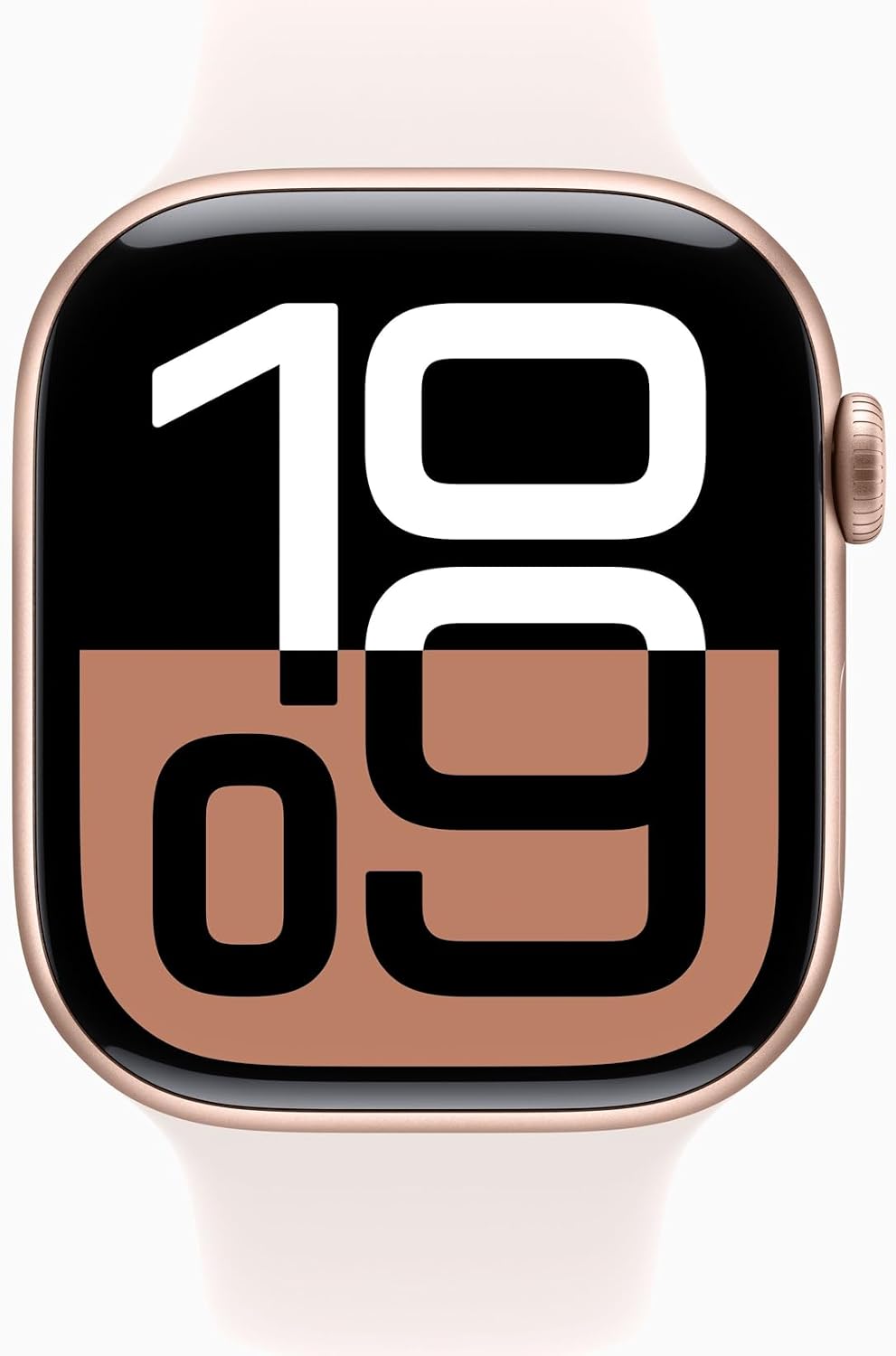 Apple Watch Series 10 [GPS + Cellular, 46mm] - Rose Gold Aluminum Case with Light Blush Sport Band, M/L (Renewed)