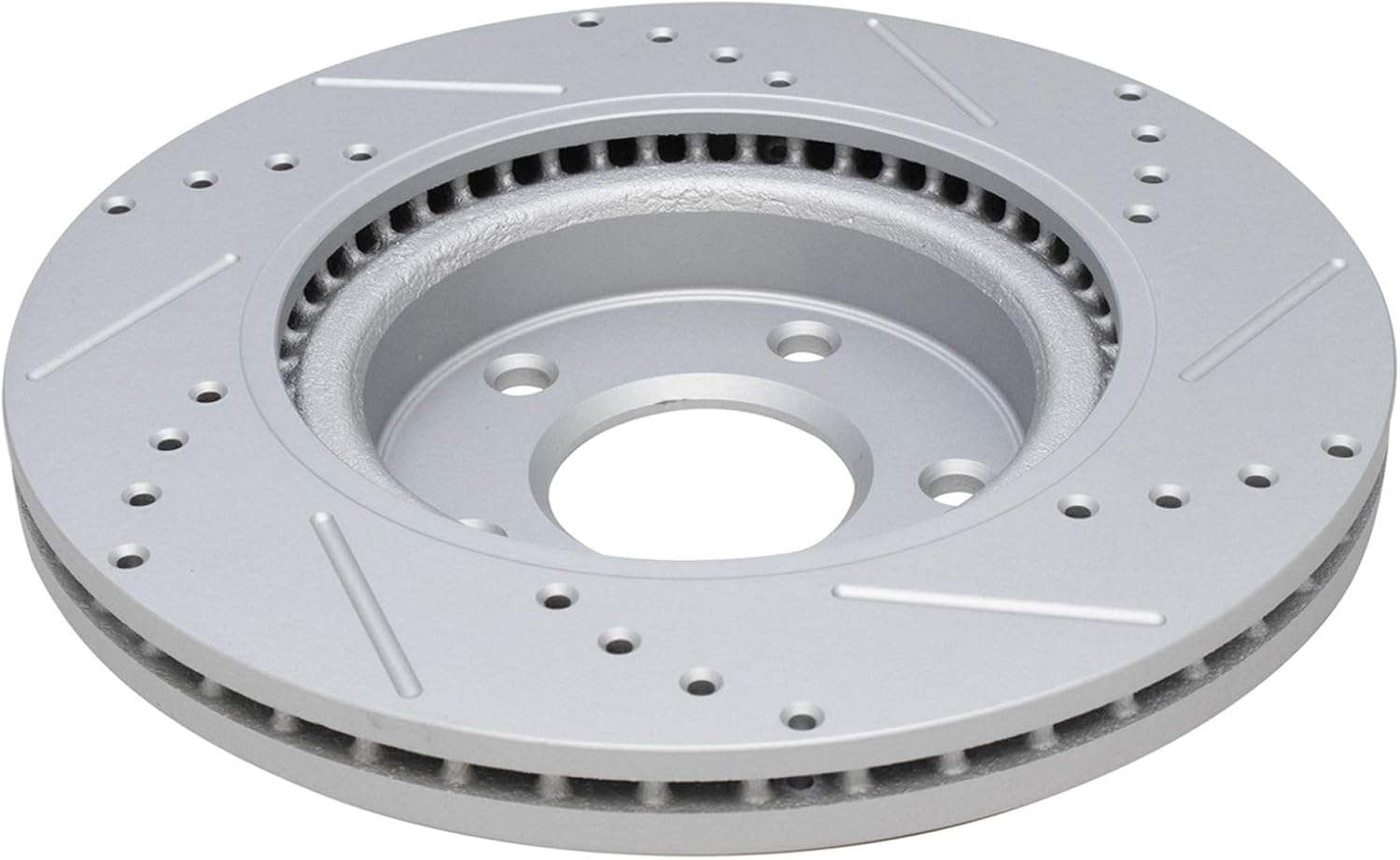 TRQ Performance Front and Rear Brake Rotor Set G Coated Drilled and Slotted Compatible with 2007-2024 Nissan Altima