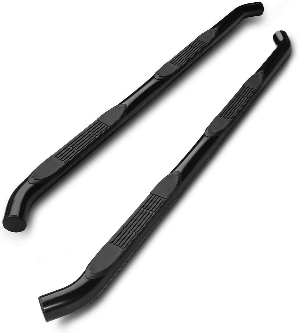TAC 3' Black Side Steps Running Boards Compatible with 2005-2023 Toyota Tacoma Access Cab Side Bars Nerf Bars Step Rails Off Road Automotive Exterior Accessories 2 Pieces
