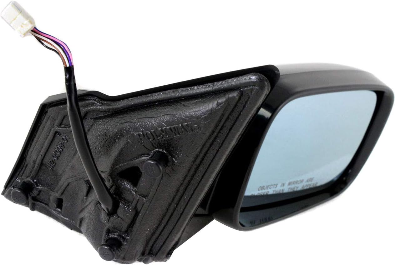 Kool Vue Passenger Side Power Heated Mirror For Acura MDX 2010-2013, Side Mirror Replacement With Signal Light & Memory, Paintable