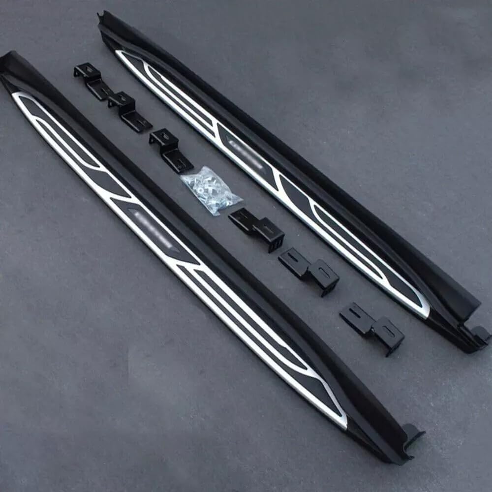 2PCS Running Boards Fits for Jeep Compass MP/552 2017-2025 Automotive Exterior Accessories Side Step Aluminium Pedal (with Brackets)