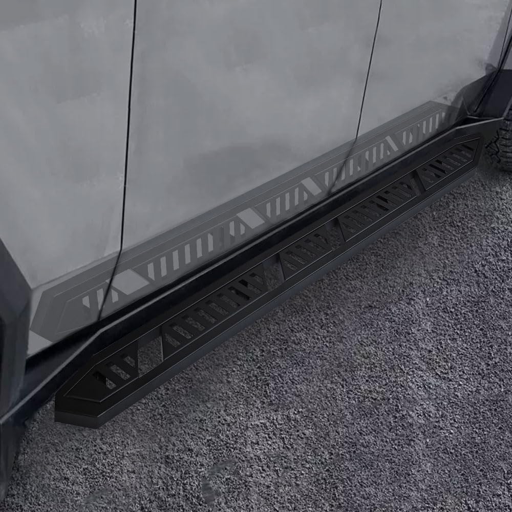 Running Boards Side Steps 2 PCS for Tesla Cybertruck,Exterior Brackets Nerf Bars for Tesla Cybertruck Accessories
