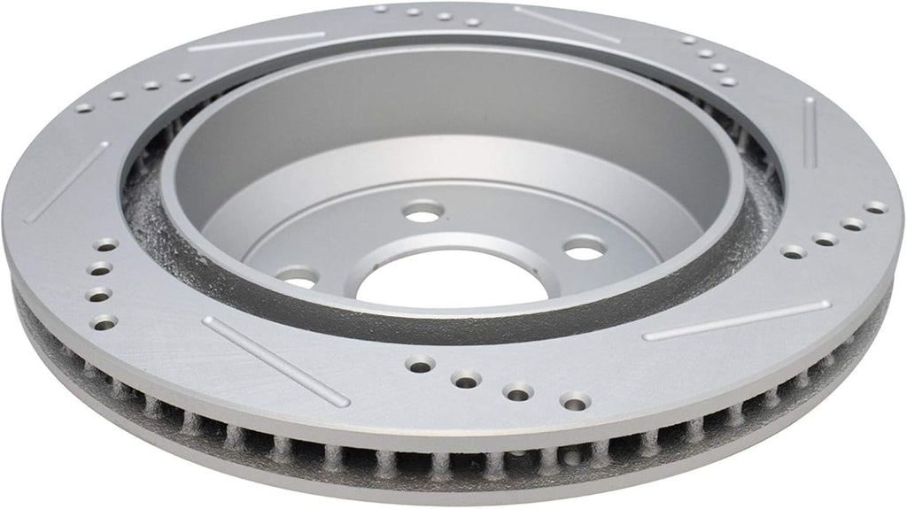TRQ Performance Front and Rear Brake Rotor Set G Coated Drilled and Slotted Compatible with 1998-2002 Chevrolet Camaro 1998-2002 Pontiac Firebird