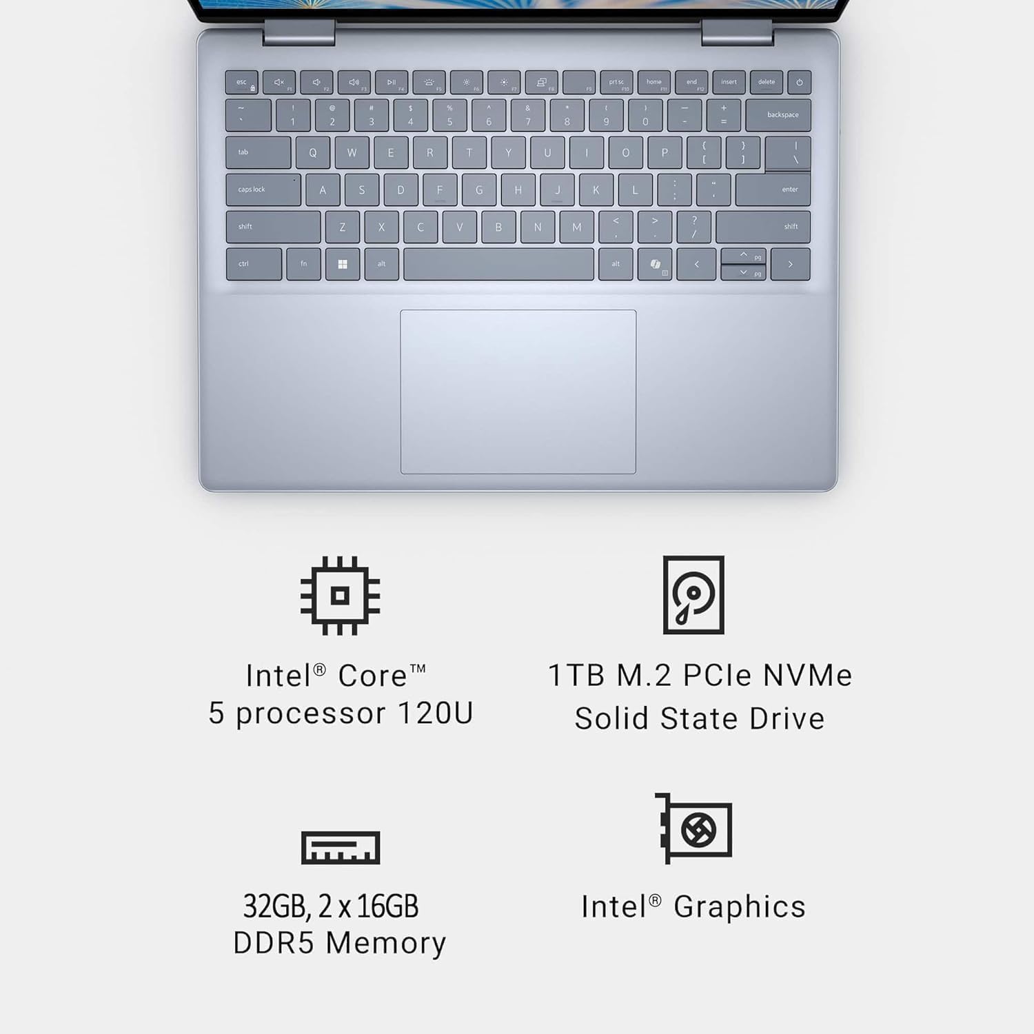 Dell Inspiron 14 7440 2-in-1 Business Laptop (14' FHD+ Touchscreen, Intel 10-Core 7 150U (> i7-1355U), 32GB RAM, 1TB SSD) Fingerprint Reader, Backlit Keyboard, FHD Webcam, Win 11 Pro w/AI Copilot