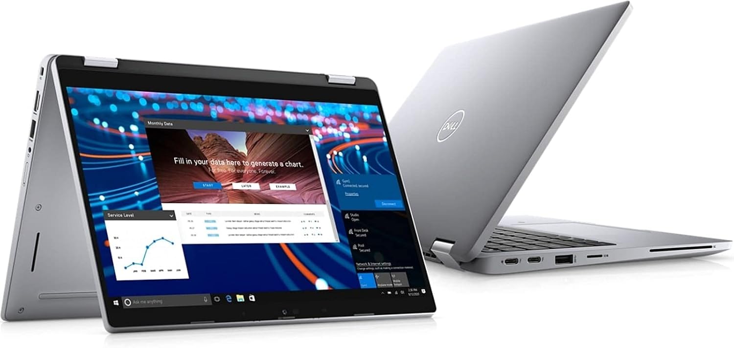 Dell Latitude 5320 13.3-Inch Full HD Laptop Intel Core i7-1185G7 32GB RAM 512GB SSD Windows 11 Pro (Renewed)