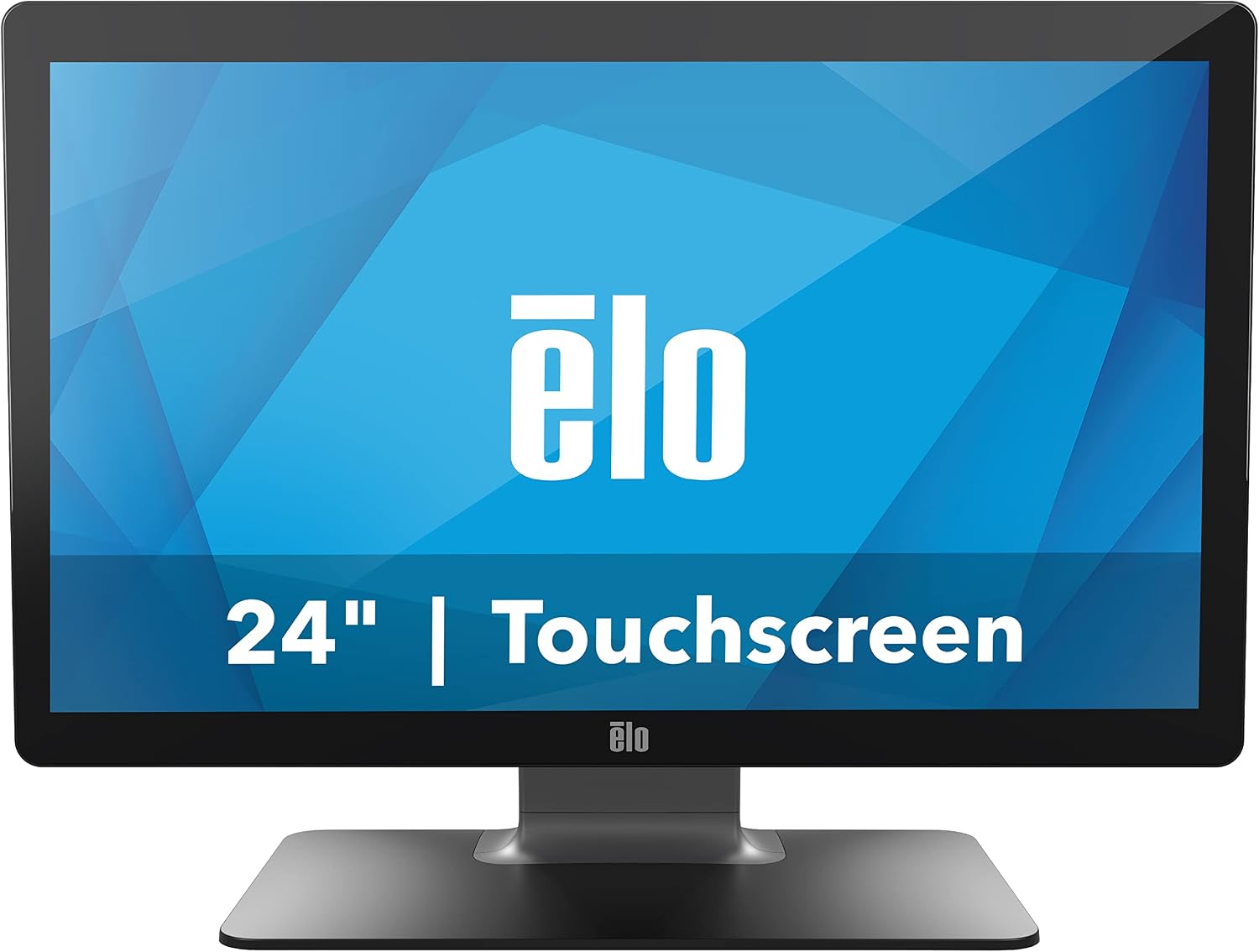 Elo 2402L - 24' Touchscreen Monitor with Stand - 1920 x 1080, 10 Touch, Black