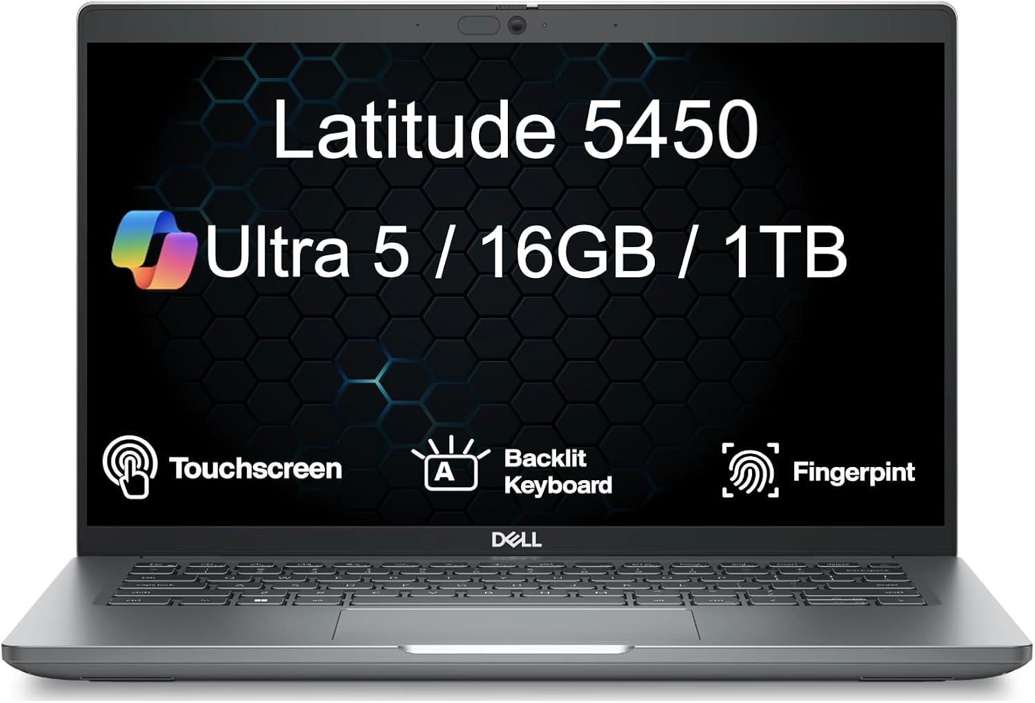 Dell Latitude 5450 AI Powered Laptop 14.0' Touchscreen IPS FHD Display (Intel Ultra 5-135U, 16GB DDR5, 1TB PCIe SSD, Intel Graphics, Backlit KB, Fingerprint, Win 11 Pro)
