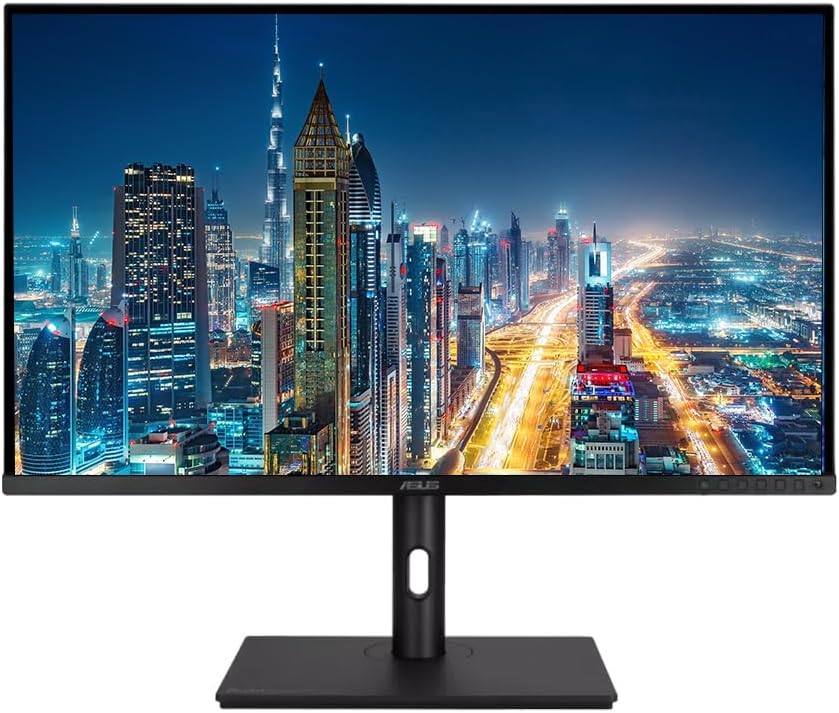 Asus ProArt PA328CGV 32-inch 1440P 2K QHD 165 Hz 5 ms Professional Monitor, 2-Pack Bundle with USB-C 90W PD, DisplayPort, HDMI, USB Hub, Integrated Speakers and Desk Mount Dual Monitor Stand