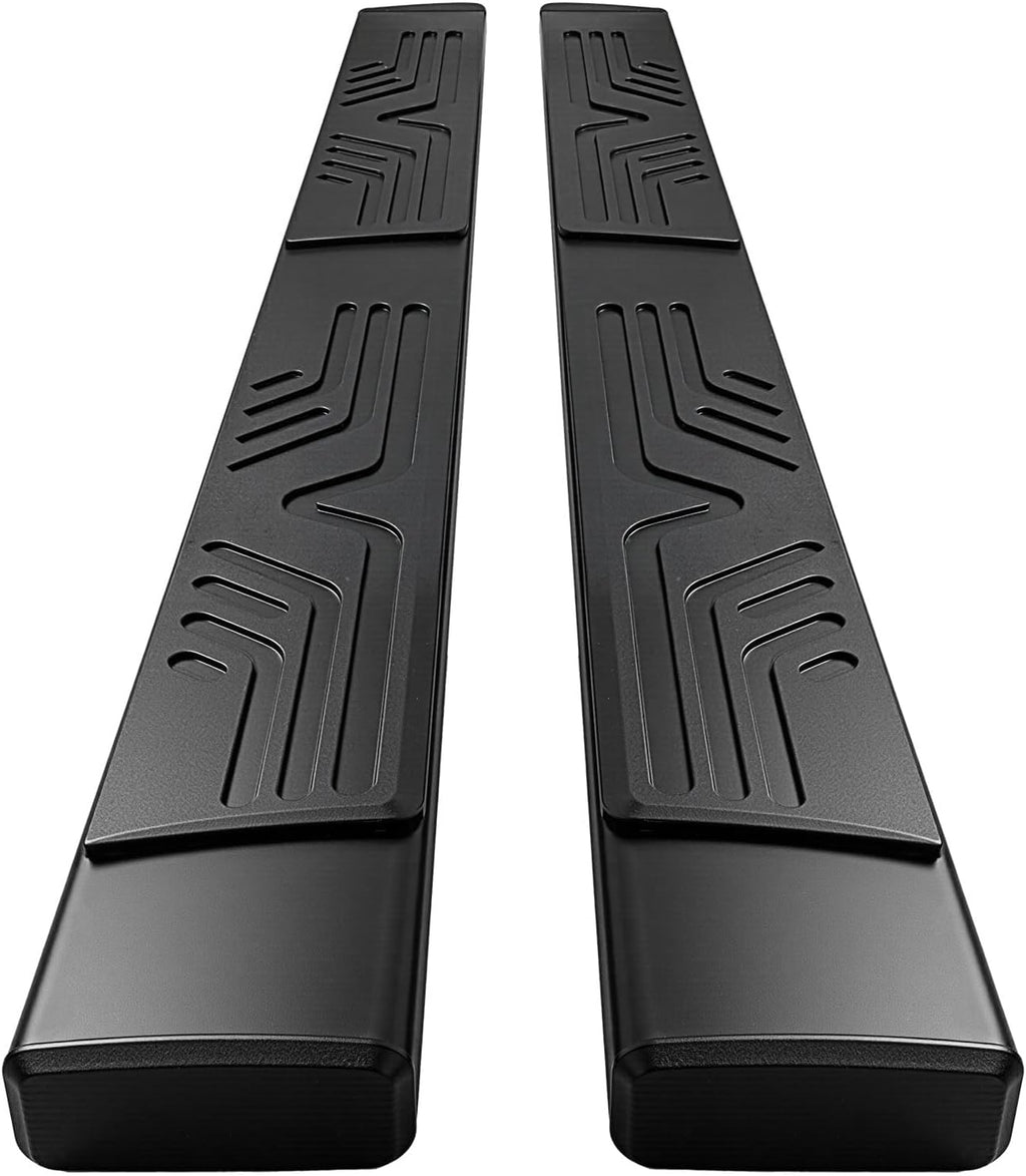 PZ 6.5' Running Boards Anti-Slip Side Steps Compatible with Chevy Silverado 1500/GMC Sierra 1500 2019-2026 Crew Cab, 2020-2026 2500HD 3500HD,500LBS No Drill Truck Running Boards Direct Fit Nerf Bar