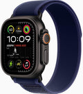 Apple Watch Ultra 2 [GPS + Cellular 49mm] - Black Titanium Case with Blue Trail Loop, M/L (Renewed)