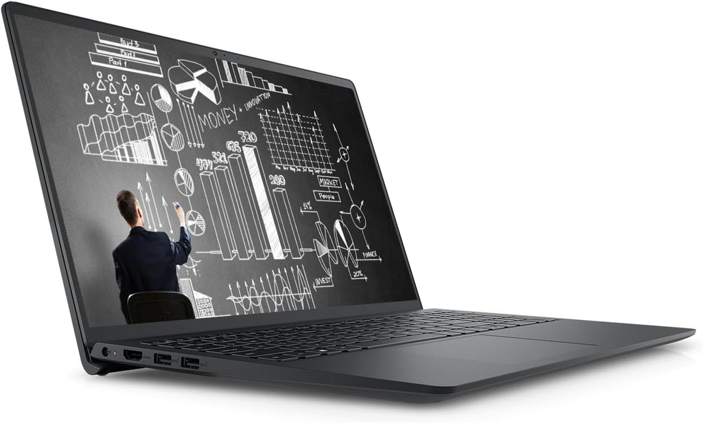 Dell Business Inspiron 3520 15.6' Laptop, Intel Core i7-1255U Processor, 32GB RAM, 2TB SSD, Webcam, HDMI, SD-Card Slot, Wi-Fi 6, Windows 11 Pro, Black