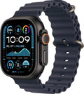 Apple Watch Ultra 2 [GPS + Cellular 49mm] - Black Titanium Case with Blue Ocean Band (Renewed Premium)