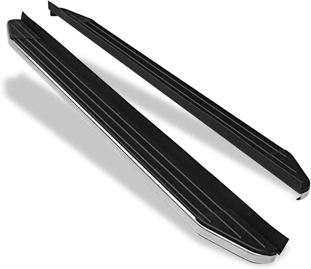 Running Boards Side Steps Compatible with 2022-2026 Nissan Pathfinder SUV 5.5' Aluminum Black Nerf Bars Step Rails Exterior Accessories 2 Pieces