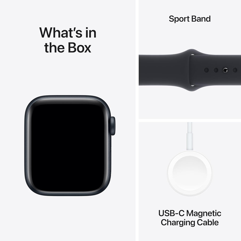 Apple Watch SE (2nd Gen) [GPS + Cellular 40mm] Smartwatch with Midnight Aluminum Case with Midnight Sport Band S/M (Renewed)
