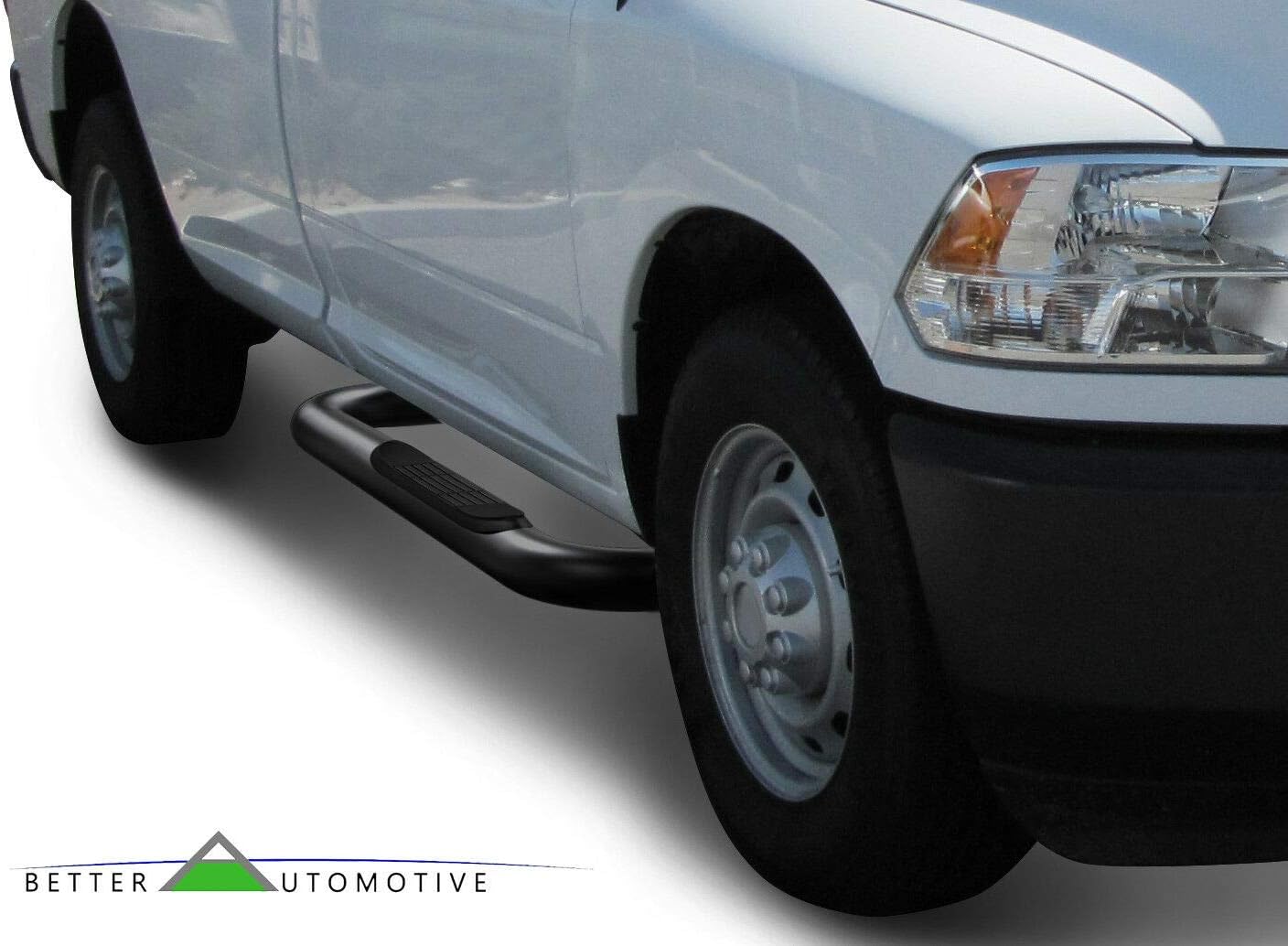 3' Black Side Step Rails Compatible with 1995-2004 Toyota Tacoma Access CAB/Extended CAB Side Bars NERF Bars Running Boards Step(4WD OR PRERUNNER 2/4WD)
