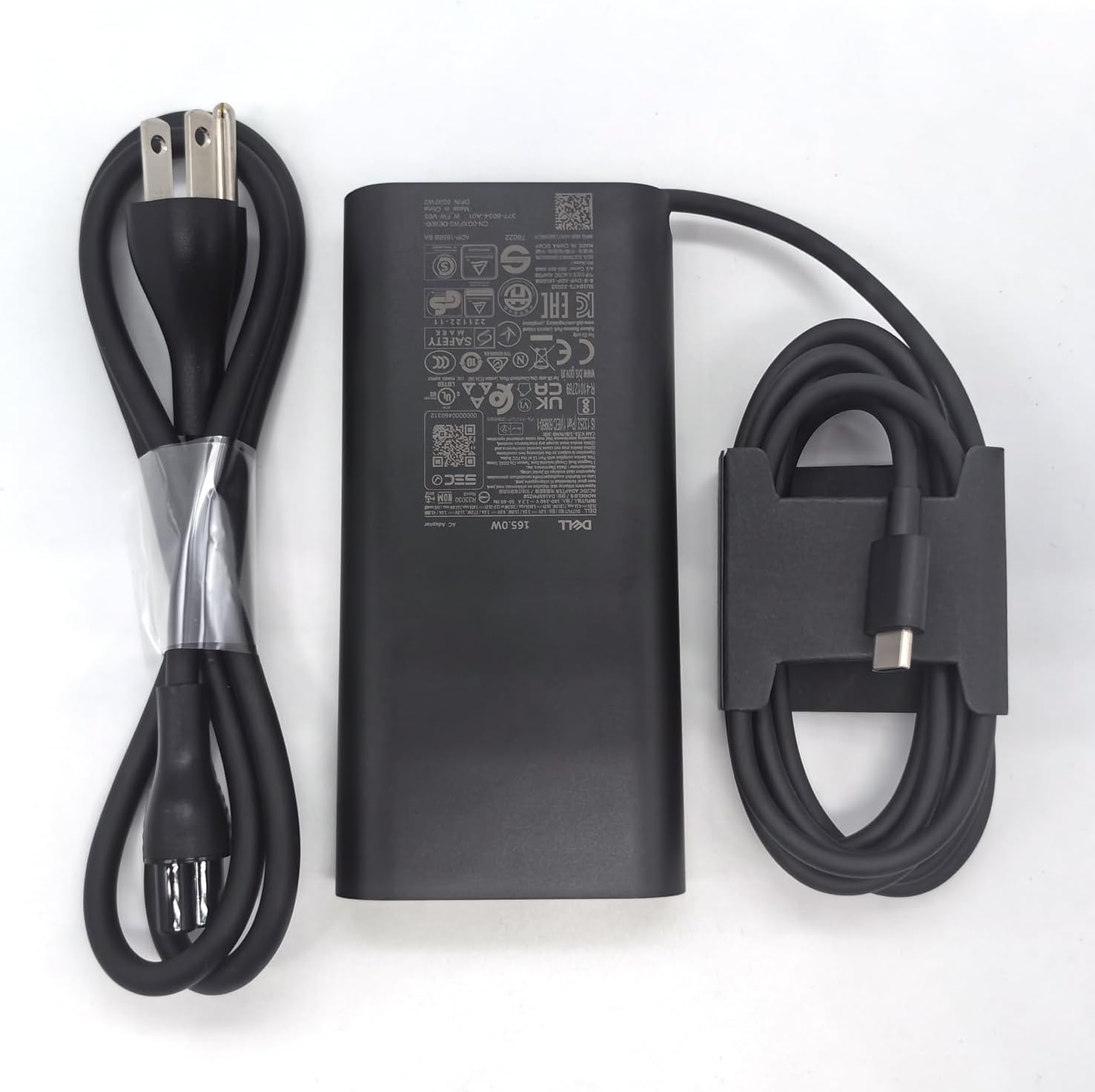 Dell 165W Laptop Charger USB C Type C GAN AC Power Adapter 5.89A 28V, Black, DA165PM210