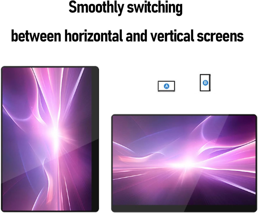Zunate 16 Inch Portable 4K Computer Display with 120Hz Refresh Rate, USB C and Mini HD Ports, Dual Speakers, Eye Comfort Mode, External Monitor for Laptop Phone Gaming