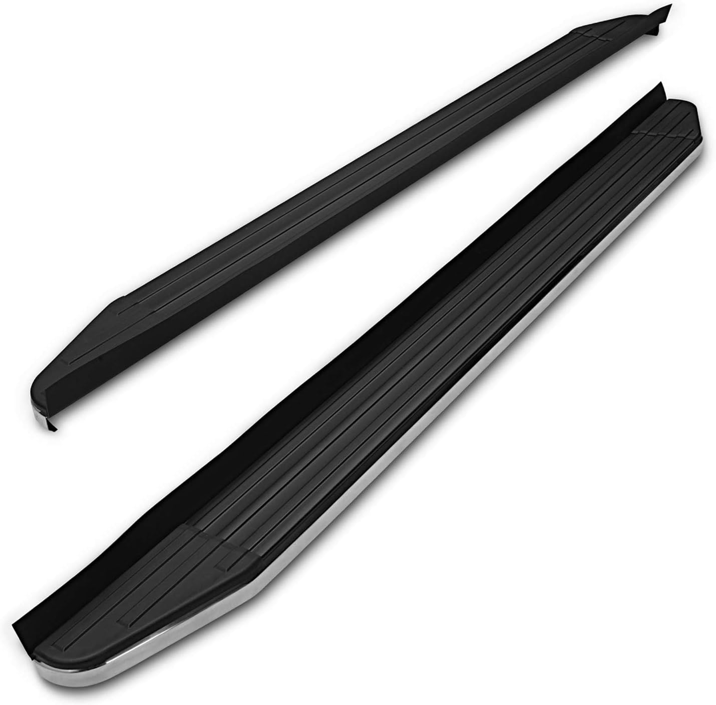 TAC Running Boards for 2005-2026 Nissan Frontier Crew Cab Aluminum Black Side Steps Nerf Bars